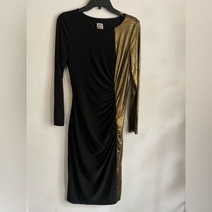 Anne Klein Black Garment with Brown Label